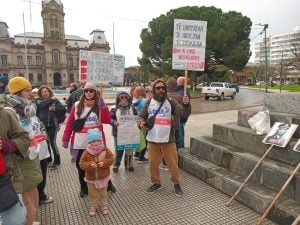 (videos)Tres Arroyos también marchó contra la Ley de Tierras