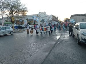 (videos)Tres Arroyos también marchó contra la Ley de Tierras