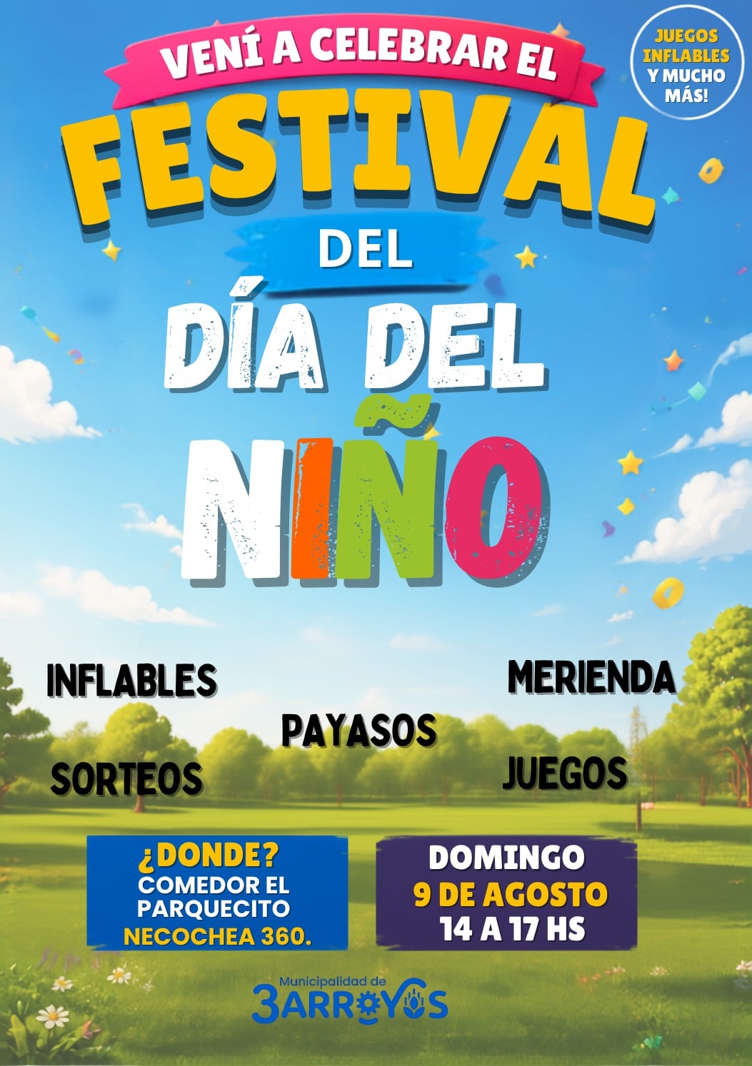 (audio) Con sorpresas, música en vivo y chocolate, El Parquecito palpita su 41° Festival del Día del Niño
