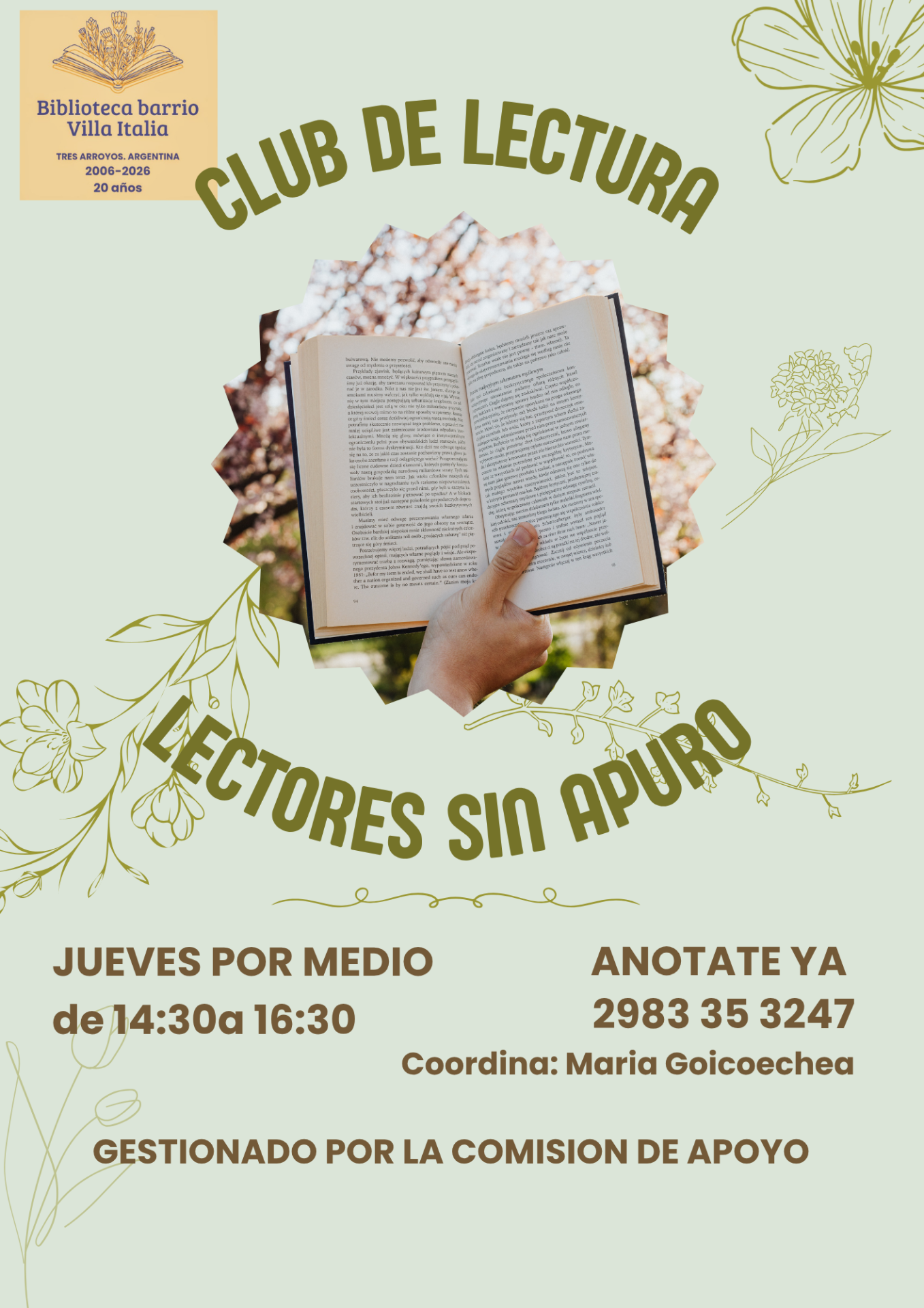 Nuevas propuestas en la Biblioteca del Barrio Villa Italia