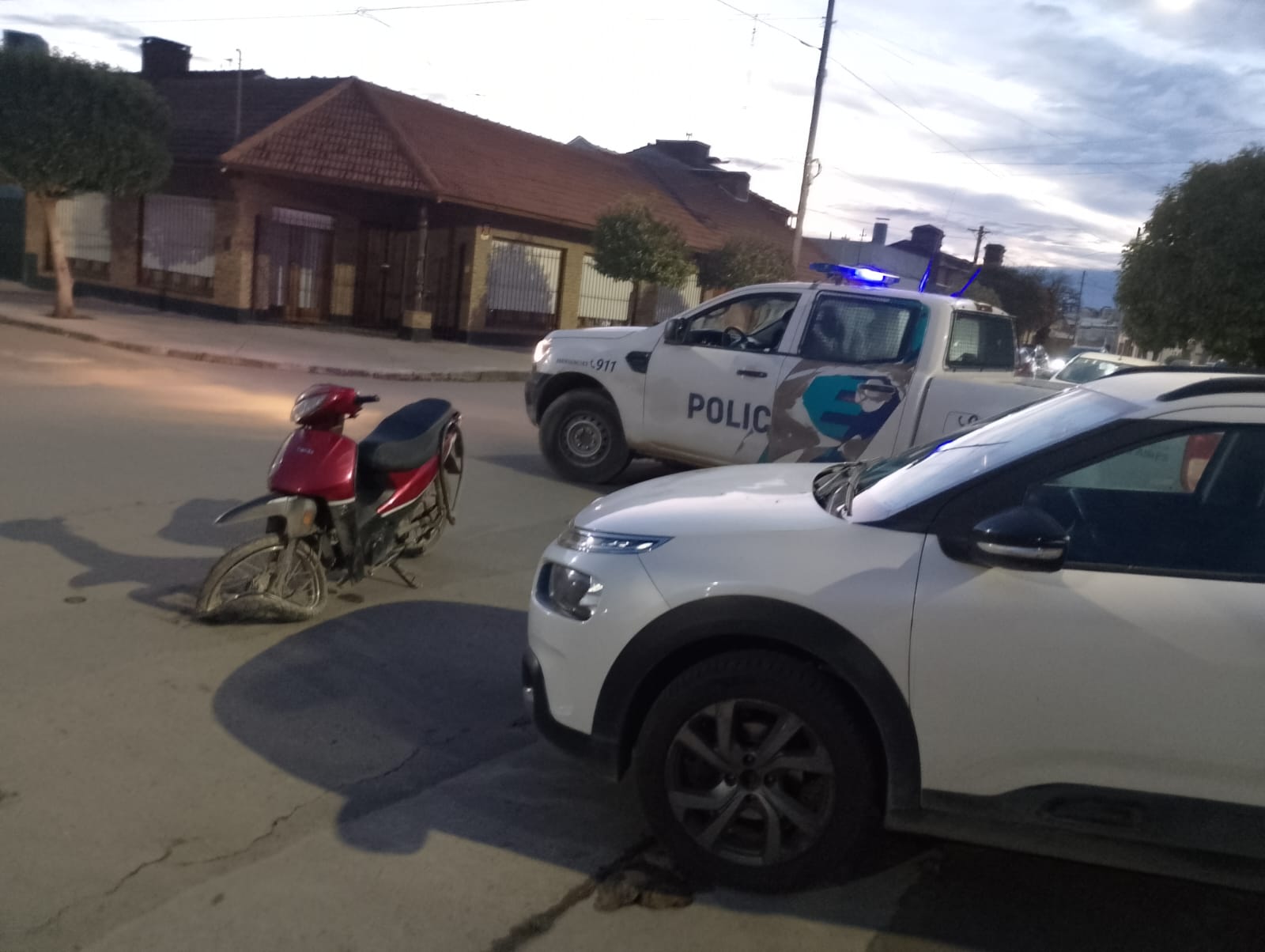 Dos motociclistas en el hospital: Tres accidentes de tránsito durante la tarde