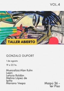Gonzalo Duport despide una etapa con la cuarta edición del Taller Abierto (audio)