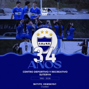 Nuevo aniversario para el Centro Deportivo y Recreativo SUTERYH