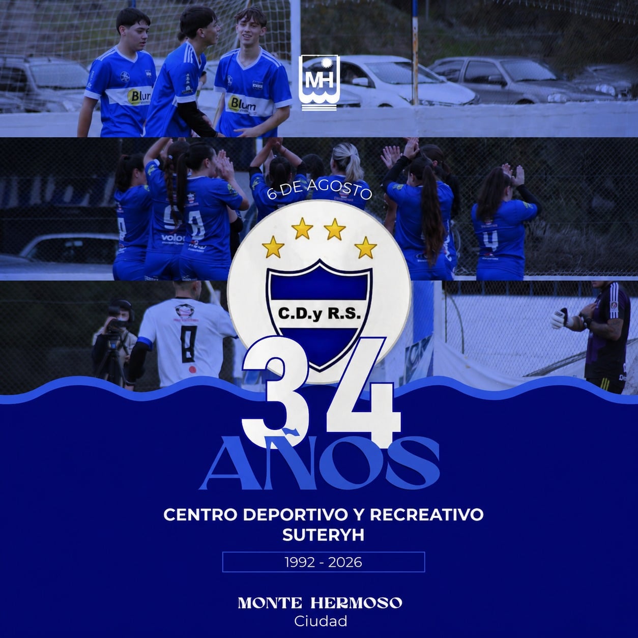 Nuevo aniversario para el Centro Deportivo y Recreativo SUTERYH