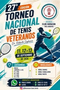 (audio) Huracán prepara una nueva edición de su tradicional torneo de tenis “Dr. Roberto Seghezzo”